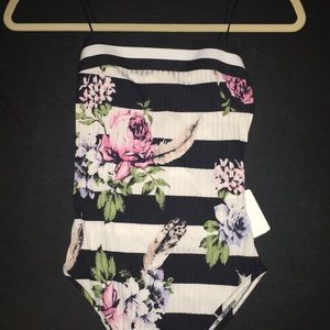 Cute floral bodysuit
